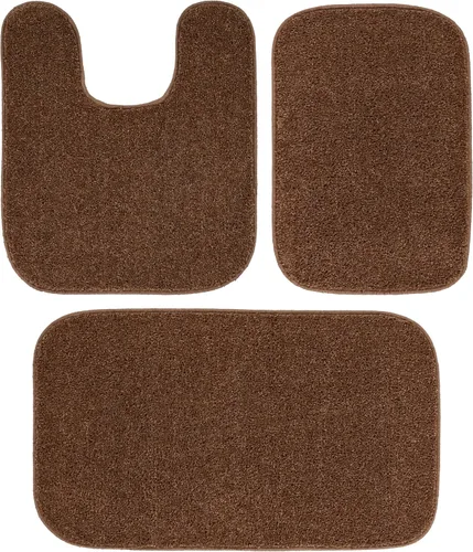 Miniatura 53 de Garland Rug Gramercy - Alfombra de baño rectangular lavable de polipropileno de felpa de 20 x 34 pulgadas, color azul lavabo, suave, absorbente