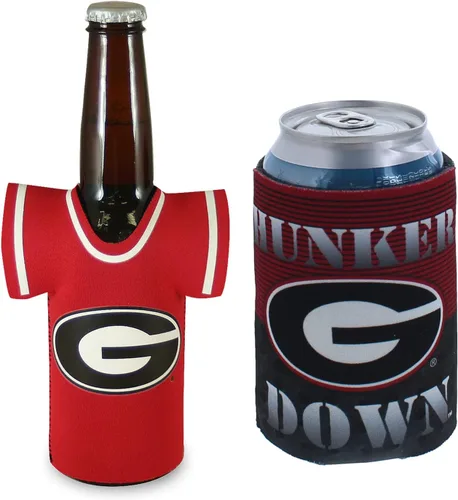 Miniatura 131 de College Team Color Logo Can & Bottle Holder Insulator Beverage Cooler Set