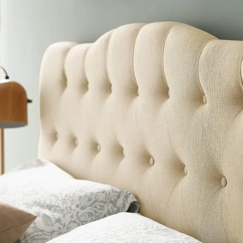 Miniatura 8 de LexMod Annabel cabecera de cama de vinilo Beige