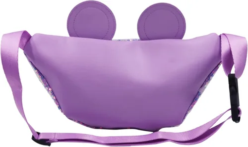 Miniatura 6 de Riñonera con lentejuelas con purpurina para niñas, cinturón ajustable, lindo gato, deportivo, bolsa de viaje para niños y adolescentes