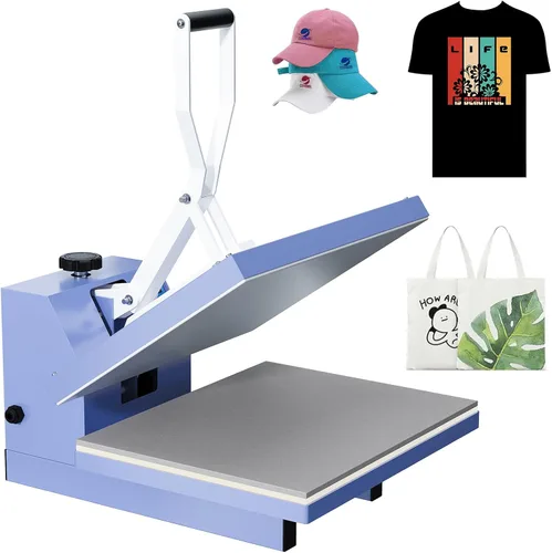 Prensa de calor de 16 x 20, máquina de prensa profesional digital, calentamiento rápido, calidad industrial con presión ajustable, máquina de