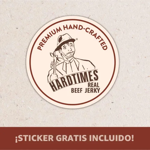 Miniatura 6 de Hardtimes Cecina de Vaca Artesanal - Sabor Original - Frasco de 8 oz