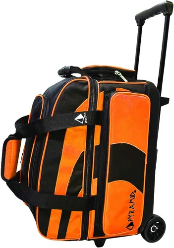 Miniatura 18 de Pyramid Bolsa de Bolos Deluxe de Doble Rodillo para 2 Bolas con Gran Compartimento Separado para Zapatos (Hasta 2 Pares de Zapatos) y Bolsillos