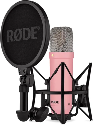 Miniatura 14 de RØDE NT1 Signature Series Micrófono condensador de gran diafragma con soporte de choque, filtro pop y cable XLR para producción de música, grabación
