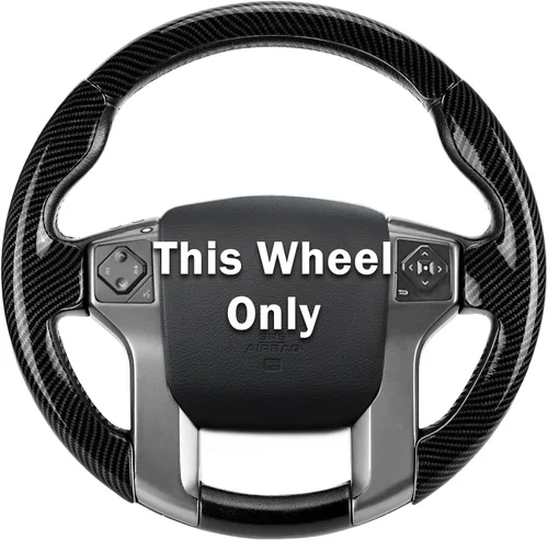 Miniatura 9 de Funda para volante de Toyota, funda de volante para Tacoma (2012-2023) 4Runner (2010-2024) Tundra (2014-2021) Sequoia (2014-2022) Accesorios