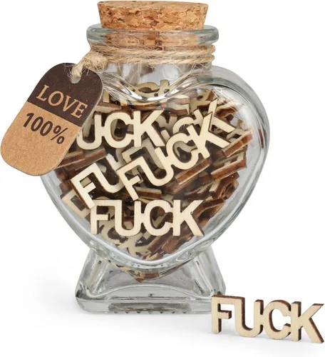 Miniatura 8 de Fucks to Give Regalos de broma para el día de San Valentín, cumpleaños, vacaciones, Acción de Gracias, Navidad. Letra recortada de madera FUCK Bad