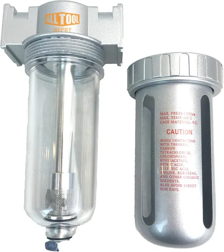 Miniatura 4 de 3/8" NPT de flujo medio aire comprimido en línea filtro desecante secador humedad agua separador