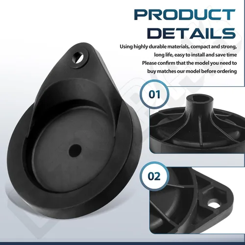 Miniatura 3 de Paquete de 2 ruedas de mano de sierra de mesa 089290001054 compatibles con sierra de mesa Ryobi R4513, rueda de mano ajustable para Ridgid, fácil
