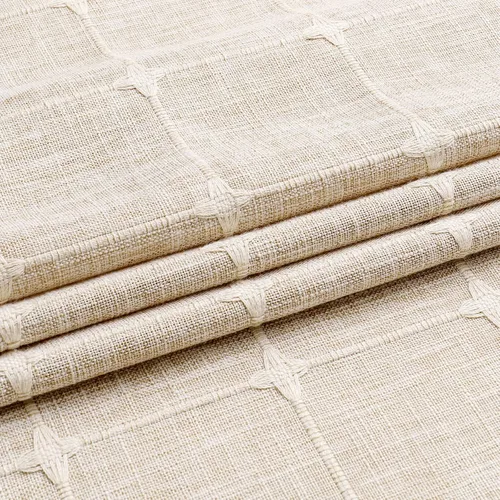 Miniatura 3 de MitoVilla Juego de cortinas de ducha estilo bohemio, modernas cortinas de ducha bohemias para decoración de baño, cortina de ducha de tela de lino