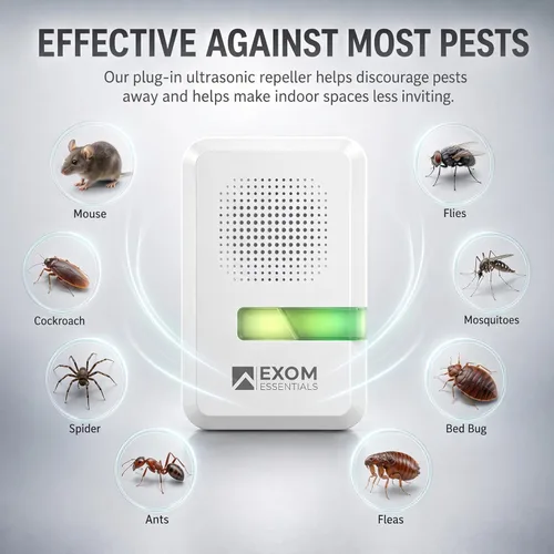 Miniatura 2 de T-26, Ultrasonic Pest Repeller Wall Plug-in Most Effective Than Repellents - Get Rid of - Rodents, Squirrels, Mice, Rats, Bats, Roaches, Ants