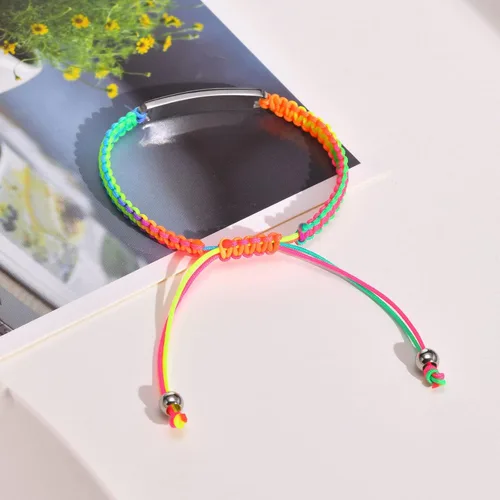 Miniatura 72 de Pulsera de barra para bebé: chapado en oro de 18 quilates, pulsera con placa de identificación personalizada para niños pequeños de mamá, nombre
