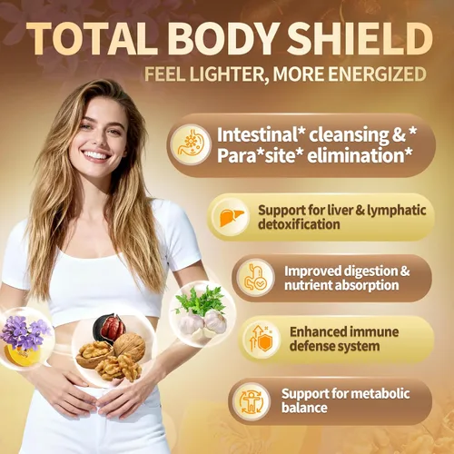 Miniatura 2 de Limpieza 18 en 1 de ajenjo de nogal negro para humanos, suministro para 80 días, porción de 6600 mg, limpieza intestinal rápida y salud digestiva