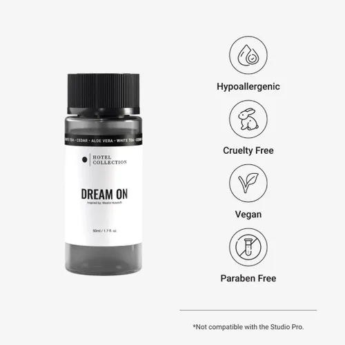 Miniatura 2 de Aceite Difusor Colección Hotel - Sueña - Aceite Esencial de Fragancia de Aromaterapia - Té Blanco Brillante, Vainilla Dulce y Cedro Terroso - 50ML