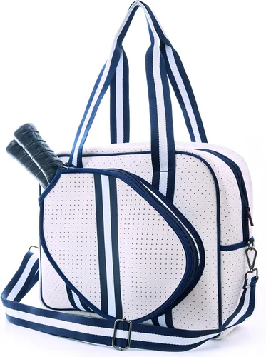 Miniatura 8 de Lindas Bolsas de Pickleball para Mujeres y Hombres, Bolso Tote de Pickleball para Mujeres, Bandolera de Pickleball para Mujeres