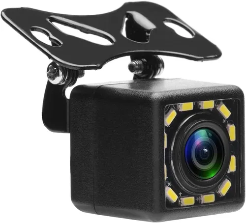 Miniatura 7 de Cámara de visión trasera impermeable Camecho para vehículo, cámara trasera de visión nocturna con 12 LED, ángulo amplio de 170 grados, cámaras