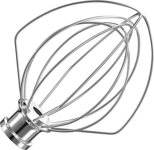 Miniatura 10 de K45WW - Accesorio de acero inoxidable de 6 alambres para batidora KitchenAid con cabezal inclinable, cuenco de 4.5 a 5 cuartos de galón, repuesto