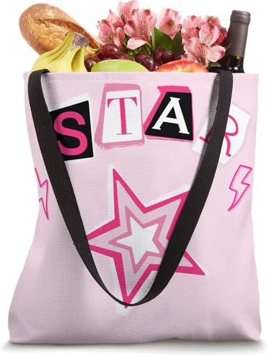 Miniatura 4 de Cyber Y2K Star Pink Mcbling - Bolsa estética para decoración de habitación de los años 2000