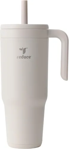 Miniatura 11 de REDUCE Chiller - Vaso térmico aislado al vacío de 40 onzas con pajita de silicona a prueba de derrames, tapa de Tritán sostenible con marcadores