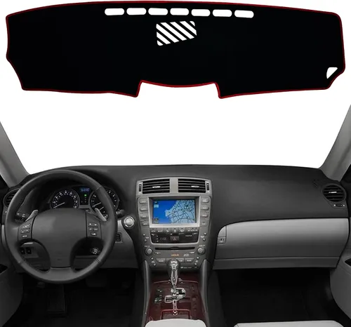 Miniatura 7 de Cubierta de Alfombrilla para Salpicadero Protección Interior del Tablero Compatible con Lexus IS250 IS350 Sedan 2006-2013 Cubierta Protectora