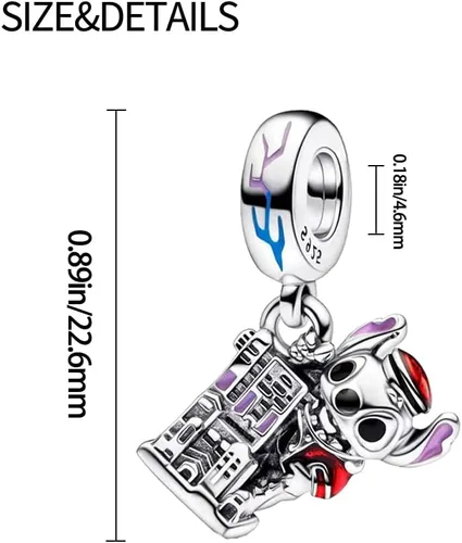 Miniatura 95 de LIGHTDOG Abalorios de plata de ley 925 para pulseras Pandora, collares para mujer, cuentas colgantes, cuentas de joyería, regalos para mujeres