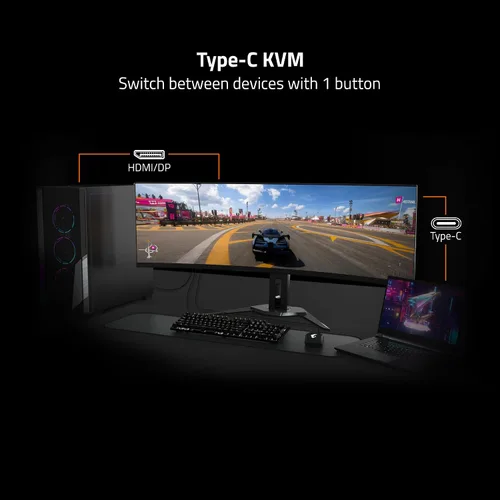Miniatura 6 de GIGABYTE M32UC Monitor curvo de juego de 32" 144Hz (160Hz OC) 4K UHD, SS VA, pantalla de 3840x2160, tiempo de respuesta de 1ms (MPRT), 1 DisplayPort