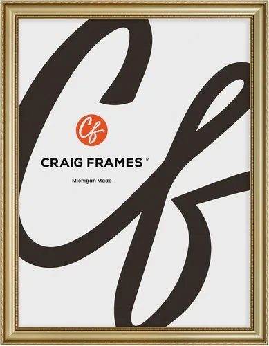 Craig Frames 18x24 Marco para fotografías – Victoria Dorado Ornado de 1.5 Pulgadas de Ancho con Moldura de Madera Maciza, Acabado Decorativo