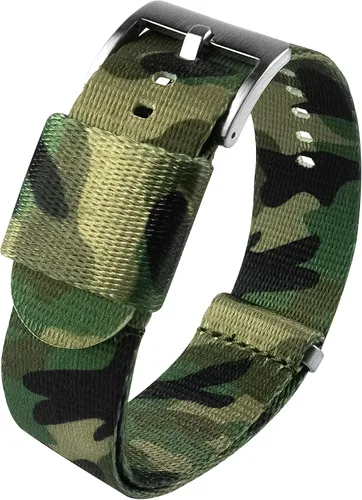Miniatura 19 de BARTON Elite NATO® Style Correa de reloj - 18mm, 20mm, 22mm o 24mm - Correas de reloj de nailon de cinturón de seguridad