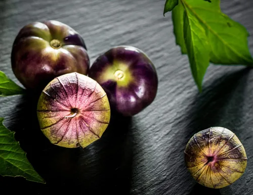 Miniatura 3 de Semillas de tomatillo morado - Sin OMG - 0.01 oz, aproximadamente 150 semillas