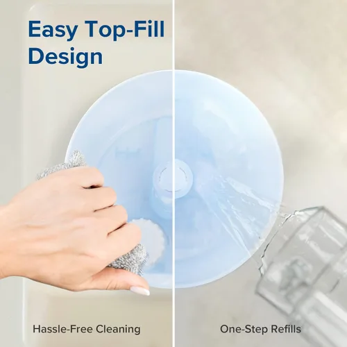 Miniatura 5 de LEVOIT - Humidificador Dual 150 para recámara, habitación grande, 3 L, llenado superior, vapor frío, difusor de aceite esencial para guardería y Azul