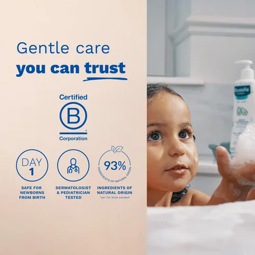 Miniatura 8 de Mustela Set de regalo para la hora del baño para bebés, esenciales para el cuidado de la piel del bebé con aguacate natural, contiene loción