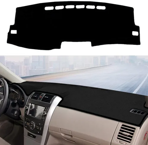 Miniatura 20 de Cubierta de salpicadero para salpicadero, alfombra personalizada para Toyota RAV4 2013 2014 2015 2016 2017 2018 Accesorios antideslizante protector