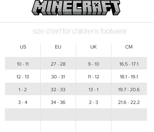 Miniatura 5 de Minecraft Pantuflas unisex para la familia, diseño novedoso de felpa, color verde enredadero, para hombremujerniño pequeñoniño grande