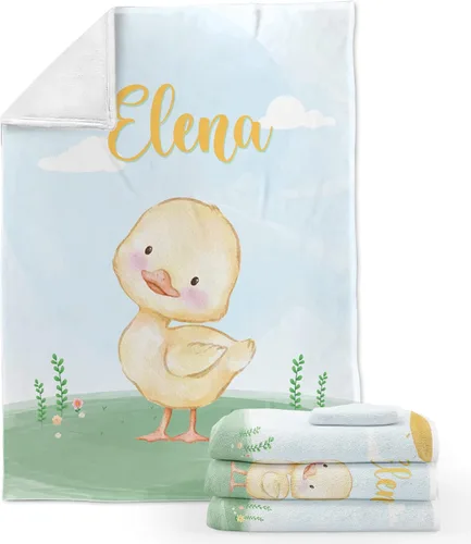 Miniatura 14 de ZouZou Mantas de bebé personalizadas con nombre, mantas de bebé personalizadas para niñas, manta de bebé de oso, el mejor regalo para bebé, recién