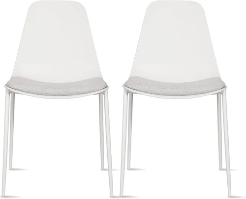 Miniatura 16 de 2xhome Bonita silla de escritorio minimalista Sin brazos, ruedas rodantes, espacio pequeño, diseño delgado Niños, adolescentes, sala de estar