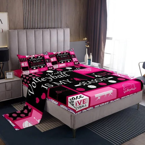 Miniatura 9 de Manfei Juego de sábanas de cactus tamaño individual, juego de ropa de cama de cactus con estampado de vaca para niños, niñas, adolescentes