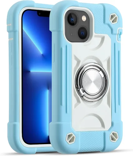 Miniatura 105 de MARKILL Funda compatible con iPhone Air de 6.5 pulgadas 2025 con soporte de anillo giratorio de 360 grados, protección contra caídas de grado