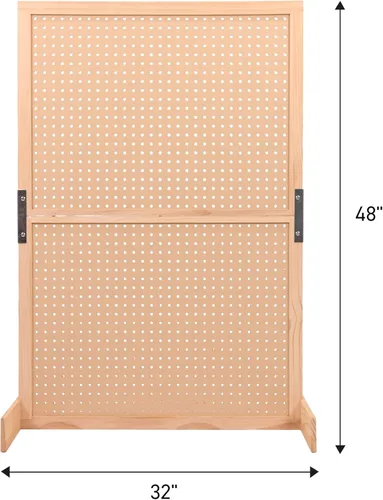 Miniatura 2 de SSWBasics Soporte de exhibición de tablero de clavijas para joyas y accesorios, 32 pulgadas de ancho x 48 pulgadas de alto, organizador de pantalla