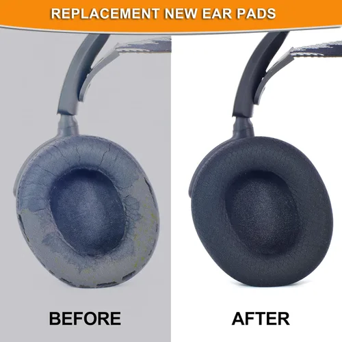 Miniatura 6 de Defean Almohadillas de tela de malla de repuesto compatibles con auriculares SteelSeries Arctis Nova Pro Wired, Nova Negro