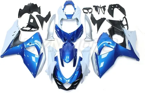 Miniatura 11 de Motocicleta brillante negro gris carenado completo apto para Suzuki GSXR1000 2003 2004 K3 03 04 GSX-R1000 ABS plástico inyección molde carrocería