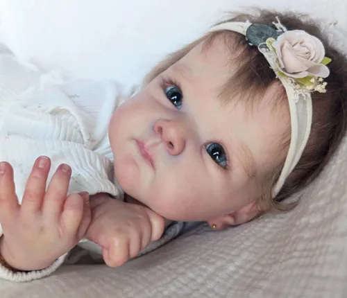 Miniatura 6 de Anano Muñeca Bebé Reborn de Cuerpo Completo de Vinilo de Silicona Suave, Bebés que Parecen Realistas como Bebé Reborn Niña, Muñecas de Bebé