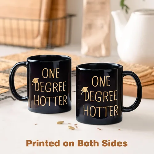 Miniatura 4 de Regalos de graduación para ella, él, taza de cerámica de 11 oz para un grado más caliente - 2026 divertida universidad, maestría, doctorado