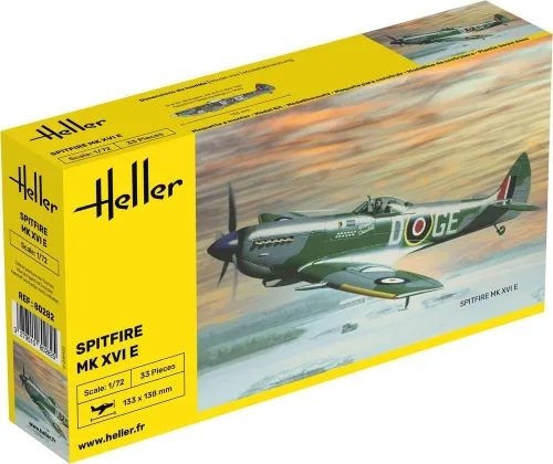 Miniatura 2 de Heller Kit de construcción de modelo de avión Spitfire MK 16E