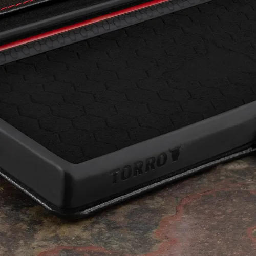 Miniatura 7 de TORRO Funda compatible con Samsung Galaxy S23 Ultra 5G – Funda de cuero premium tipo cartera con función atril y ranuras para tarjetas (negro)