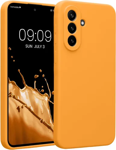 Miniatura 65 de kwmobile Funda compatible con Samsung Galaxy A13 4G - Funda delgada de silicona TPU - Acabado suave al tacto - Amarillo radiante