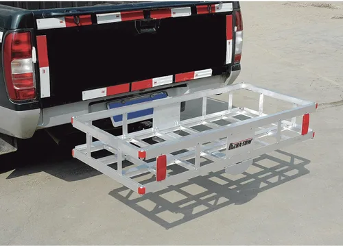 Miniatura 6 de Ultra-Tow Soporte de carga de enganche de aluminio, capacidad de 500 libras, color plateado, 49 x 22.5 x 8 pulgadas de alto