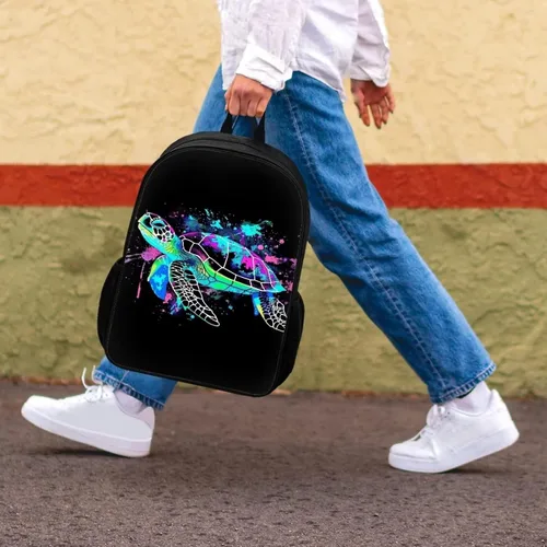 Miniatura 56 de HUGS IDEA Los animales frescos 3D niños escuela libro bolsa niños impresión mochilas, Baloncesto, Moderno