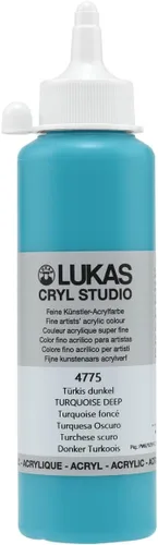 Miniatura 69 de Lukas CRYL Studio Artist - Pintura acrílica para artistas, Alizarín Carmesí, botella de 250 ml - Pinturas acrílicas de alto pigmento para pintar