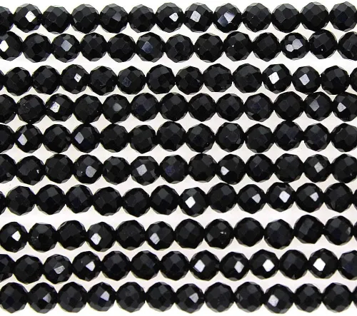 Miniatura 18 de MJDCB Cuentas sueltas redondas de amazonita natural facetadas de 0.118 in para hacer joyas, pulseras y collares