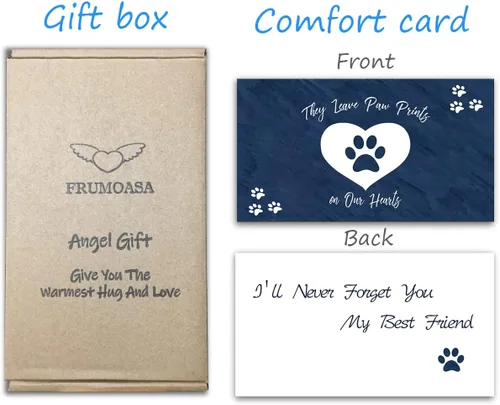 Miniatura 5 de FRUMOASA Regalos conmemorativos para gatos, regalo de condolencia de pérdida de gato para mamá gata, regalos de duelo de gato negro, regalos