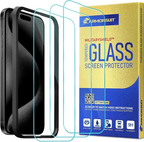 Miniatura 12 de ArmorSuit [Paquete de 2+2] para Google Pixel 6 [6.4 pulgadas] Protector de pantalla de vidrio templado + protector de lente de cámara compatible